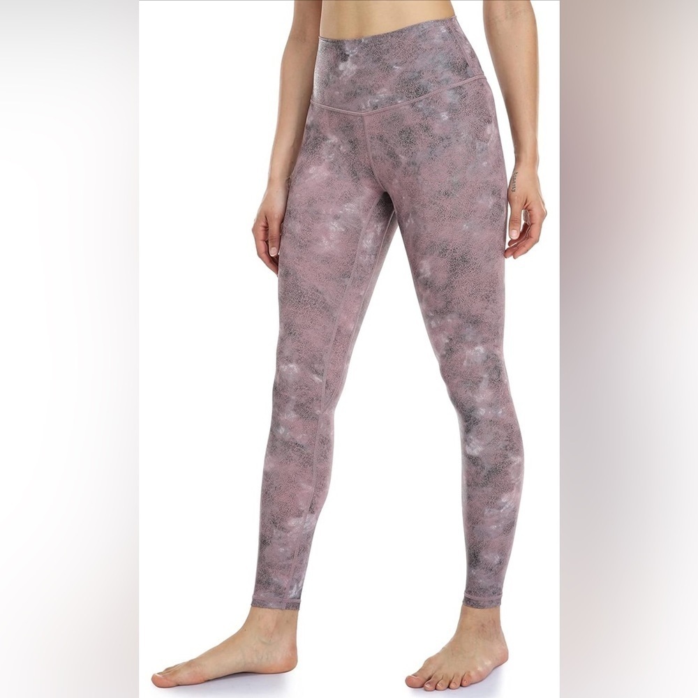 High Waisted Matte Faux Leather Leggings Full Length Yoga Pants